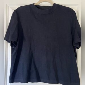 St. John Black Knit Top